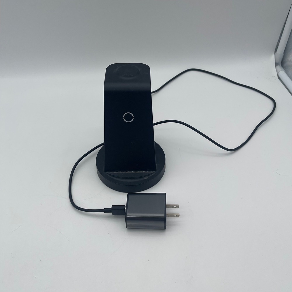 3-in-1 Wireless Charging Station Stand CW 350 18W Black for Phone Watch Buds